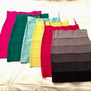 🔥FINAL SALE🔥 EUC 6 BCBG bandage skirts